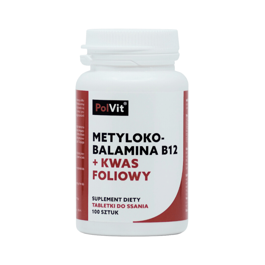 ​Metylokobalamina B12 + Kwas foliowy - Polvit